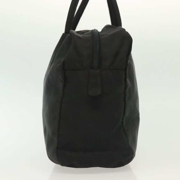 PRADA Hand Bag Nylon Black Silver Auth - Picture 4 of 16